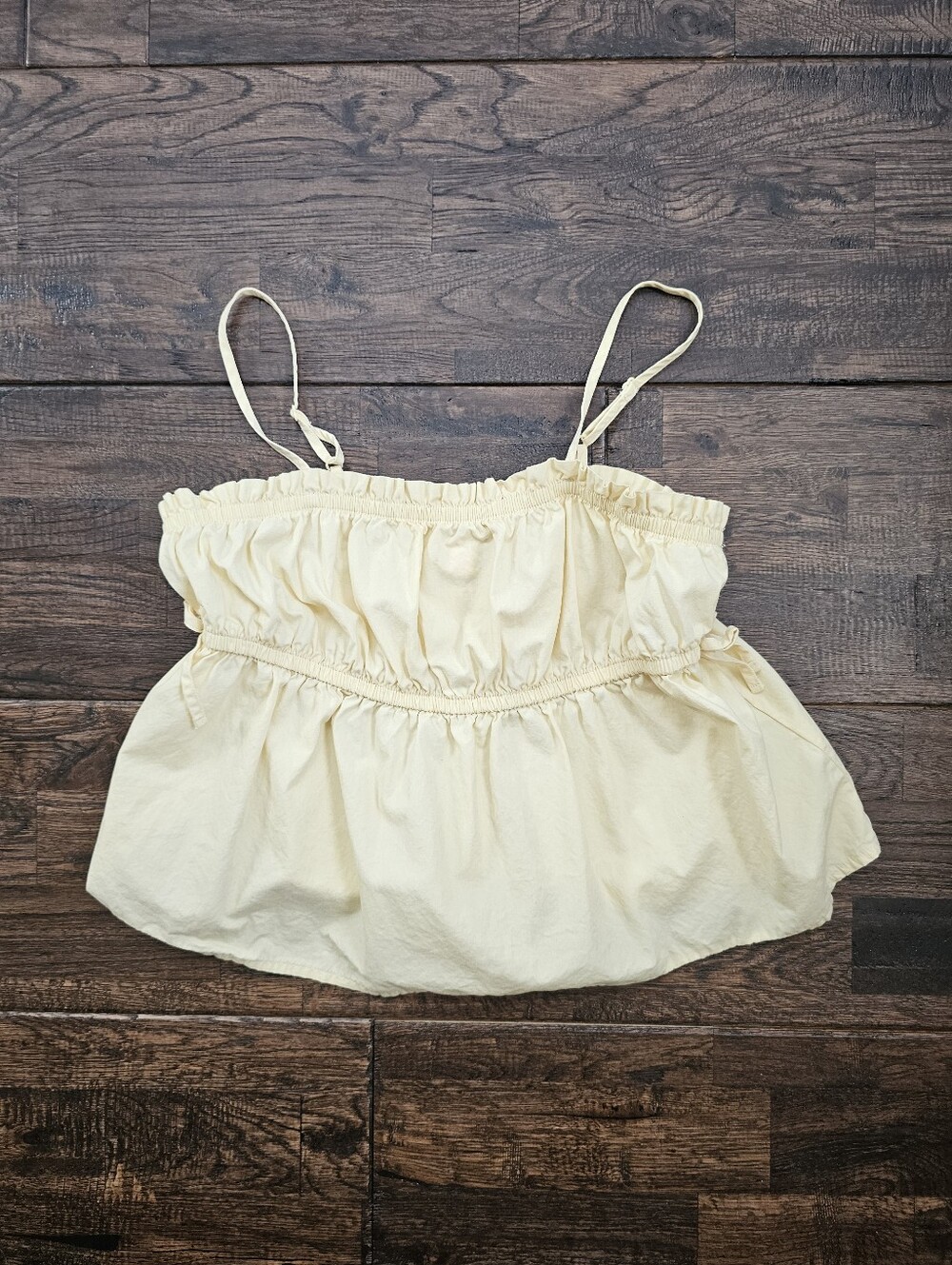 Wonder Nation Butter Yellow Cami Top Girls Size 14-16